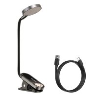 LED-Lampe mit Clip grau - Baseus Minilampe mit 350 mAh...