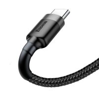 USB-A / USB-C Nylon-Kabel 0,5 m - 3A Baseus Cafule...