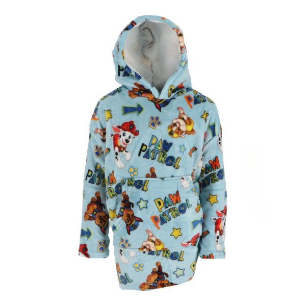 Paw Patrol Hoodie Decke mit Kapuze Weicher Pullover in One Size für Kinder