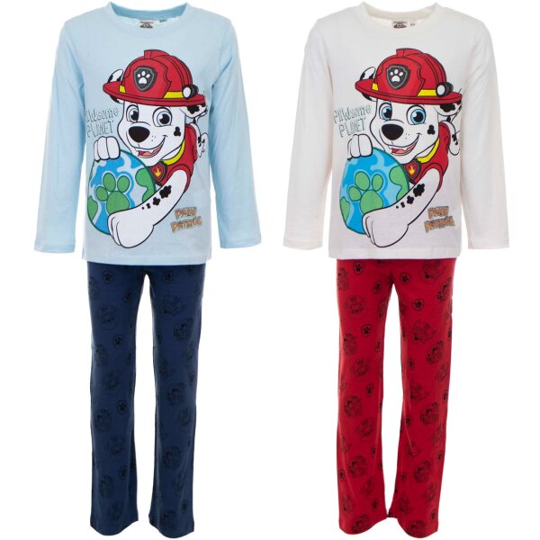 Paw Patrol Schlafanzug Baumwolle Nachtanzug Homewear Pyjama für Kinder