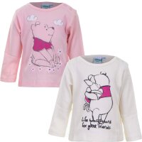 Winnie the Pooh Baby Langarmshirt 2er Pack Rosa 100% Baumwolle