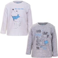 Winnie the Pooh Babyshirts Grau 2er-Pack Langarm...