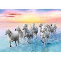 Galloping White Horses Puzzle 500 Teile Atemberaubendes...