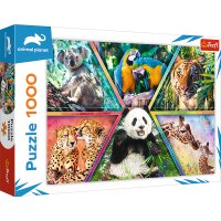 1000 Teile Puzzle Animal Kingdom Lebendige Tiermotive...