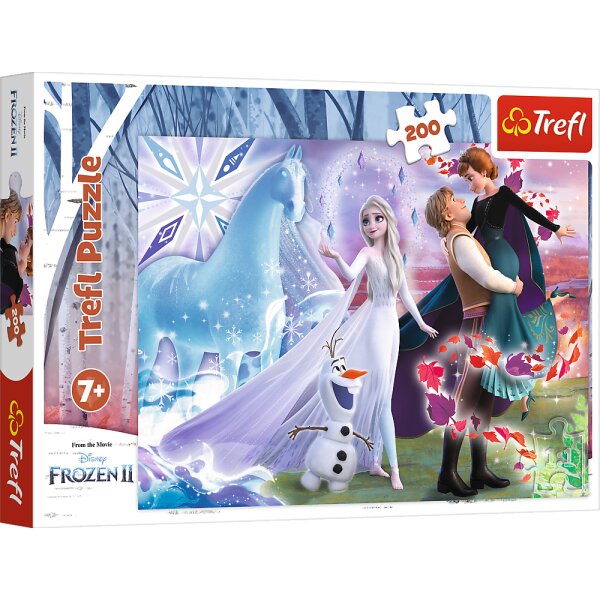 Frozen Magic Sisters World Puzzle 200 Teile Für kreative Disney Momente