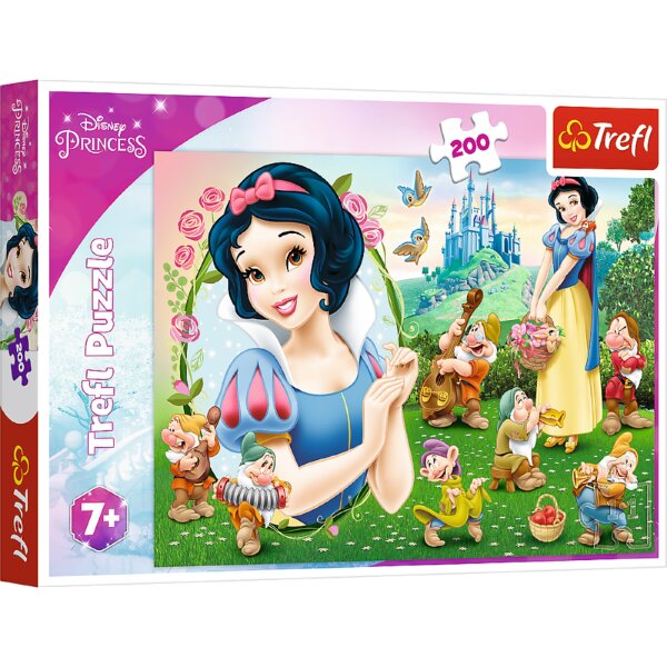 Disney Princess Puzzle Beautiful Snow White 200 Teile Magische Märchenwelt