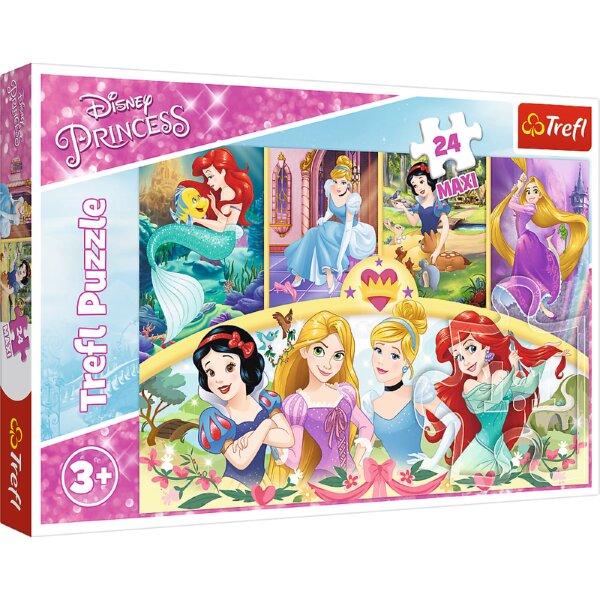 Disney Prinzessinnen 24 Maxi Teile Princess Puzzle Entdecke die Welt