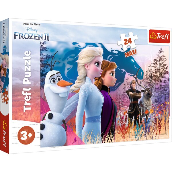 Frozen Puzzle Magical Journey 24 Maxi Teile Zauberhafte Abenteuer mit Elsa und Anna