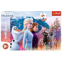 Frozen Puzzle Magical Journey 24 Maxi Teile Zauberhafte Abenteuer mit Elsa und Anna