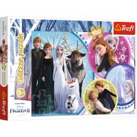 Frozen Puzzle 100 Pieces Lustiges Puzzle mit Elsa und Anna für Kinder