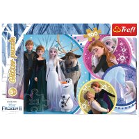 Frozen Puzzle 100 Pieces Lustiges Puzzle mit Elsa und Anna für Kinder