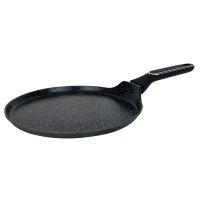 Cheffinger Pfannkuchen Pfanne Anti Haft ø32cm Induktion kratzfest Marmor schwarz