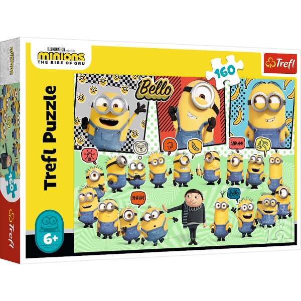 Minions Puzzle 160 PCS Lustiges Design mit deinen Lieblings-Minions