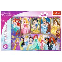 Princess Puzzle für Kinder 160 Teile Entdecke die Träume der Prinzessinnen