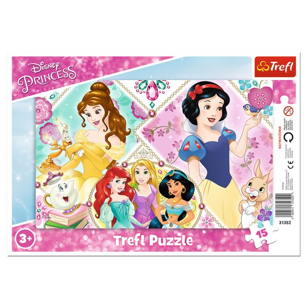 Princess Puzzle 15 Teile Zauberhafte Puzzlewelt für kleine Prinzessinnen