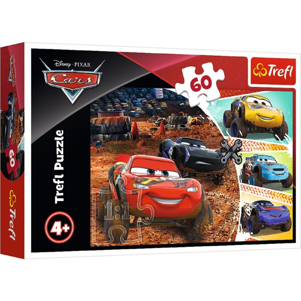 Cars Puzzle 60 Teile Iconischer Puzzlespaß für kleine Rennfahrer