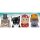 Panorama-Puzzle Fluffy Team 500 Teile Bunte Tierfreunde