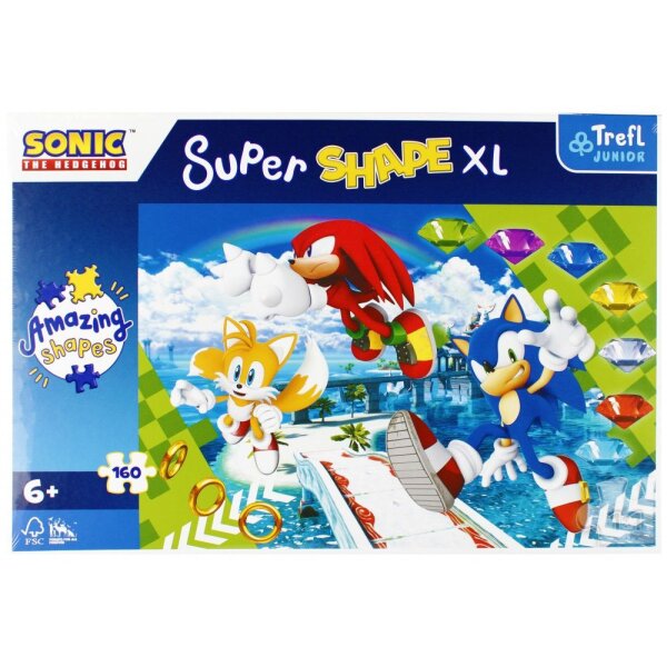 Sonic Puzzle Super Shape XL 160 Teile Perfekt für Kinder