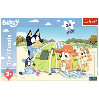 Bluey Puzzle 24 Teile Großartiger Tag Puzzle-Abenteuer