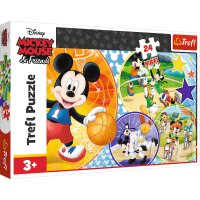 Disney Mickey Muas Puzzle Time for Playing Sports 24 Maxi...