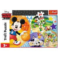 Disney Mickey Muas Puzzle Time for Playing Sports 24 Maxi...