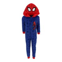 Spiderman Schlafanzug Fleece Onesie Strampler Einteiler...