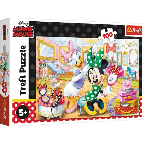 Minnie Mouse Puzzle 100 Teile ideal für Puzzle Einsteiger