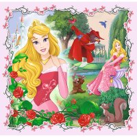 Disney Princess Kinderpuzzle 3-in-1 Puzzle mit je 36,  20 und 50 Teilen für Kinder