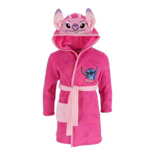 Lilo & Stitch Kinderbademantel Coral Fleece Bademantel für Kinder