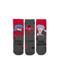 Miraculous Ladybug 3er Pack Sneaker Söckchen Socken...