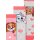 Paw Patrol Socken Skye Zuma Everest für Mädchen - Kinder Sneaker Kindersocken Söckchen Rosa/Grau (3er Pack)