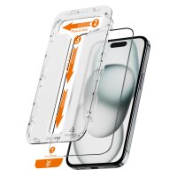 Crong EasyShield 2er-Pack - Displayschutzglas Schutzglas kompatibel mit iPhone 16