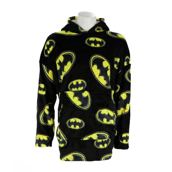 Batman Hoodie-Decke One Size mit Kapuze Ideal für Zuhause