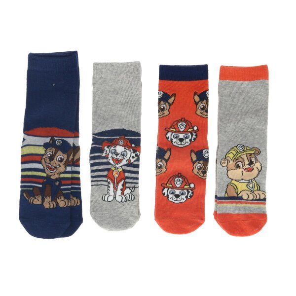 Paw Patrol Sneaker-Socken 4er-Set für Jungen und Mädchen