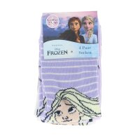 Disney Frozen Sneaker Socken 4er-Pack Zauberhaft für Kinder Söckchen