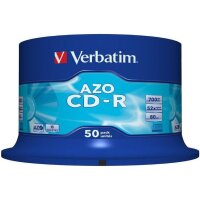 Verbatim CD-R 700MB 80min 52x – Crystal Surface,...