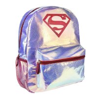 Superman Schulrucksack Rucksack für Schule und Freizeit für Kinder