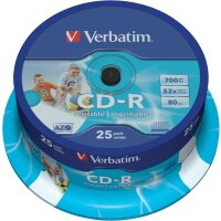 Verbatim CD-R 80min/700MB/52x Vollflächig...