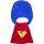 Superman Baby Cap 100% Baumwolle für kleine Helden - Baby Kappe Baseballcap