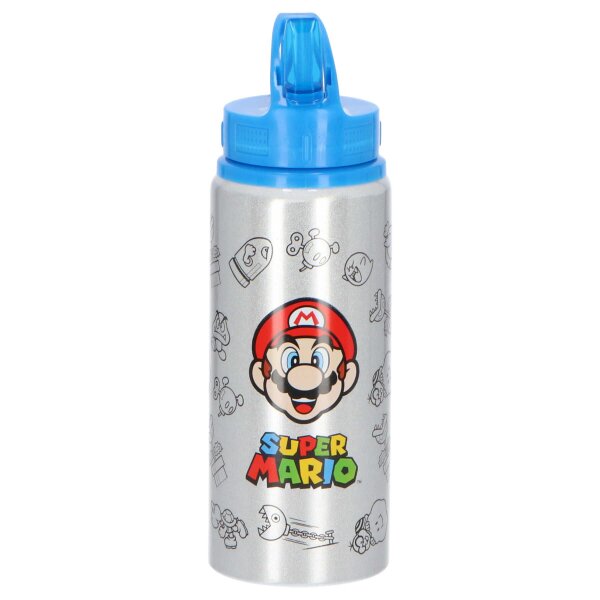 Super Mario Trinkflasche aus Aluminium 710 ml Wasserflasche