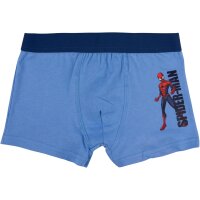 Marvel Spider-Man Boxershorts für Jungen - Kinder Unterwäsche Unterhose Boxer Blau (2er Pack)