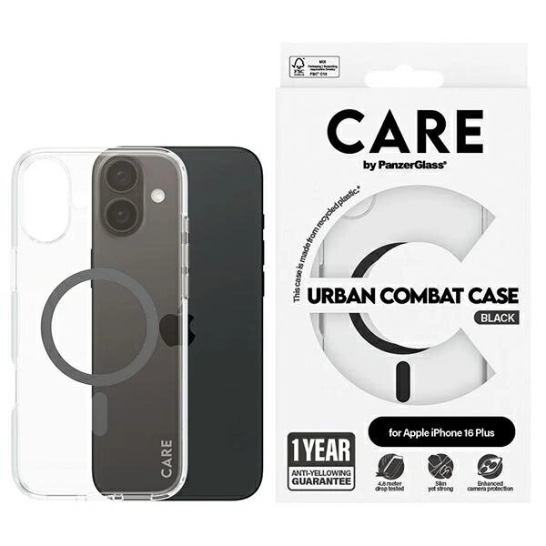 CARE by PanzerGlass Flagship Case kompatibel mit iPhone 16 Plus 6,7"