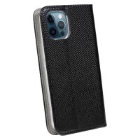 Smart Magnet Tasche Hülle Flip Cover kompatibel mit Motorola Moto G85 Schwarz