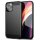 Silikon Hülle Bumper Carbon kompatibel mit iPhone SE 2024 Case TPU Soft Handyhülle Cover Schutzhülle Schwarz