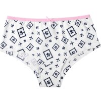 Paw Patrol Panty für Mädchen - Kinder Unterhose Slip Unterwäsche Rosa/Weiß/Blau (3er Pack)