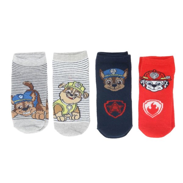 Paw Patrol Kinder Socken 4er Pack Sneaker Strümpfe
 Söckchen