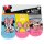 Minnie Mouse Socken Set - 3 Pack Sneaker Strümpfe für Kinder