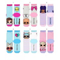 LOL Surprise Kinder Socken 3er Pack Sneaker Strümpfe