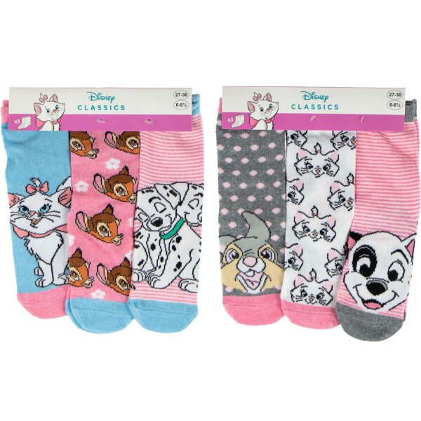 Disney Socken Set – 3er-Pack lustige Kinder Strümpfe & Söckchen