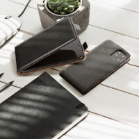 Flip Case kompatibel mit Xiaomi Redmi Note 13 Pro 4G Handy Tasche vertikal aufklappbar Schutzhülle Klapp Hülle schwarz